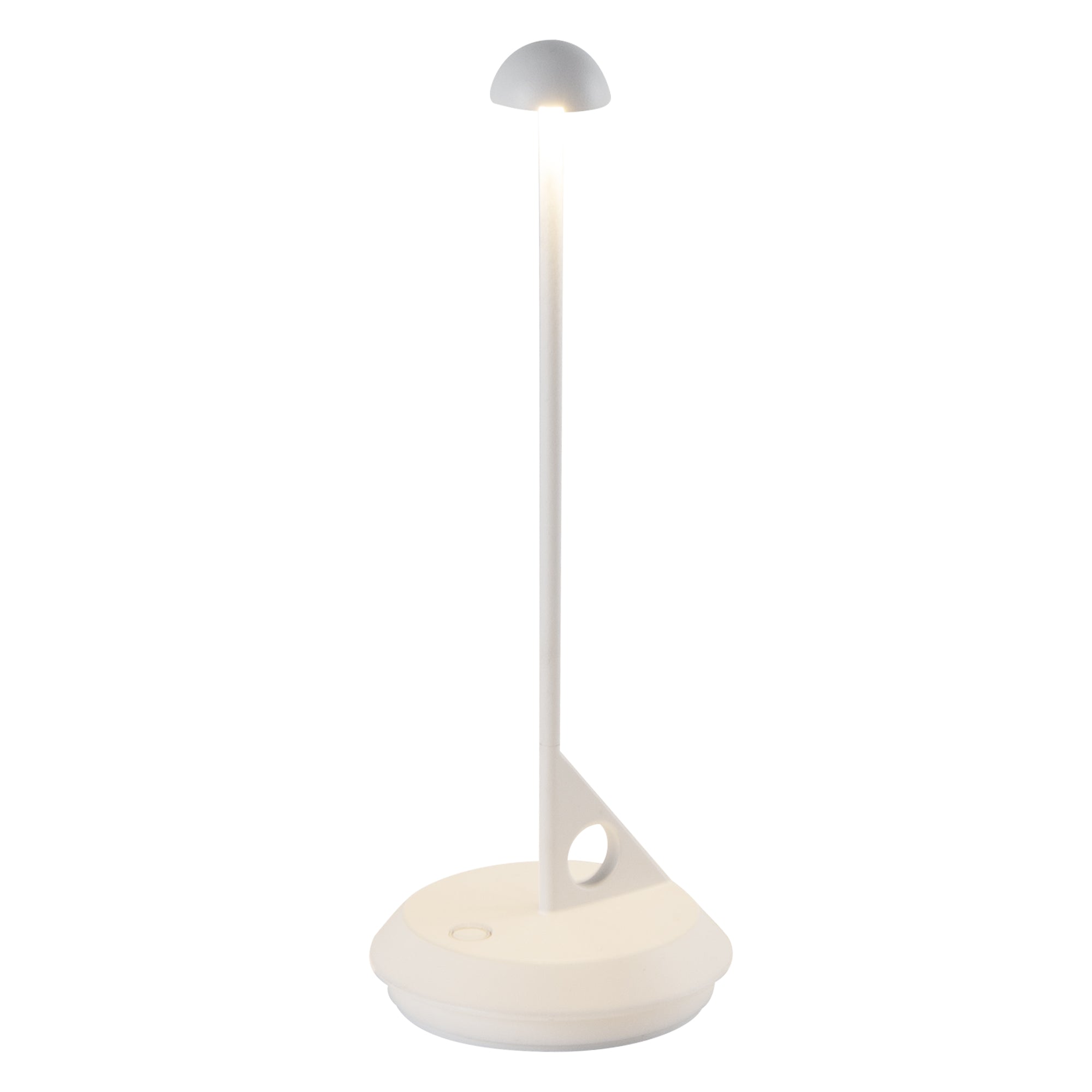 Lume - Lámpara de mesa inalámbrica - Aluminio - Blanco