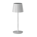 Abby - Lampe De Table Sans Fil - Acier - Blanc