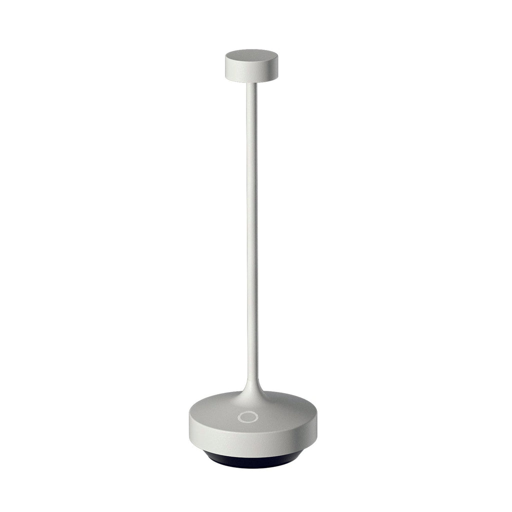 Ruby - Lampe De Table Sans Fil - Acier - Blanc