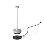 Ruby - Lampe De Table Sans Fil - Acier - Blanc