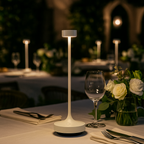 Ruby - Lampe De Table Sans Fil - Acier - Blanc