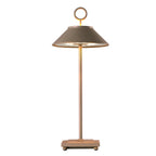 Marais - Lampe De Table Sans Fil - Aluminium - Marron
