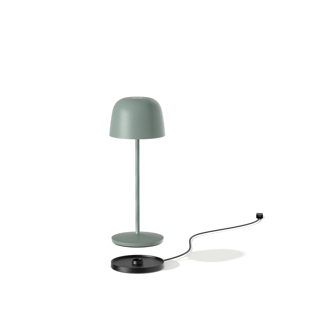 Sophia - Lampe De Table Sans Fil - Acier - Vert