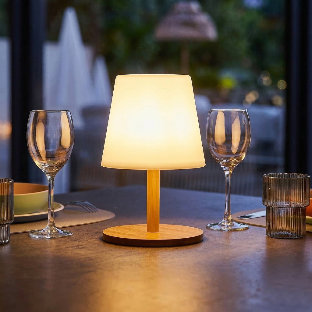 Wood - Wireless Table Lamp - Wood - Wood
