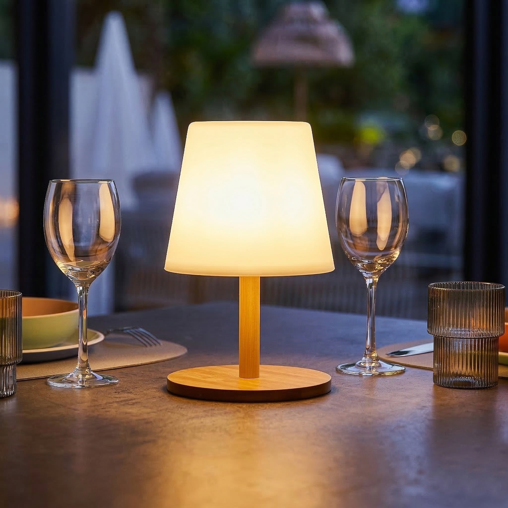 Wood - Wireless Table Lamp - Wood - Wood