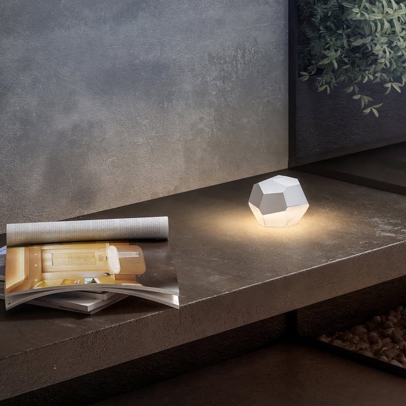 Lámpara de mesa inalámbrica - Blanco piedra