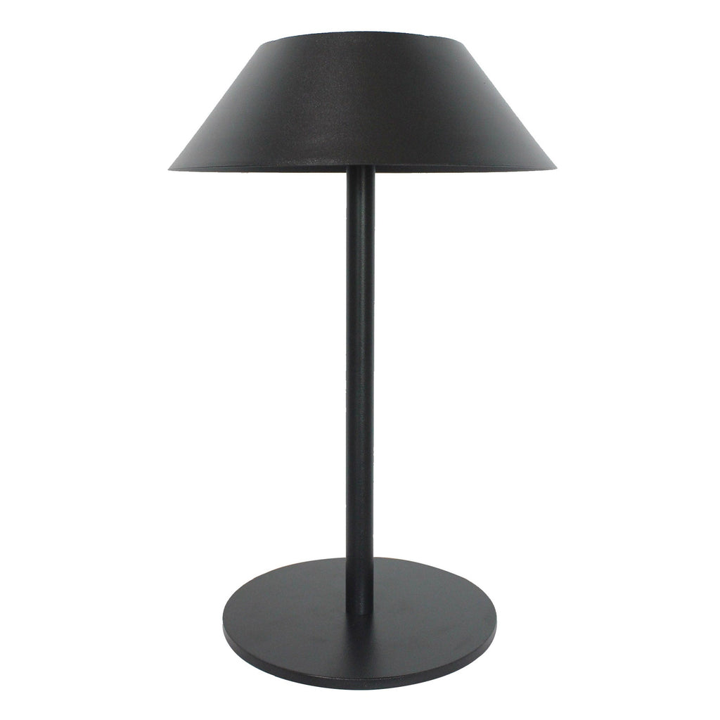 Nerio - Lampe De Table Solaire - Aluminium - Noir