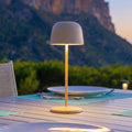 Sophia - Lámpara de Mesa Inalámbrica - Acero - Crema