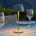 Sophia - Lampe De Table Sans Fil - Acier - Vert