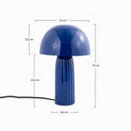 Joy - Lampe À Poser En Métal Bleu Foncé