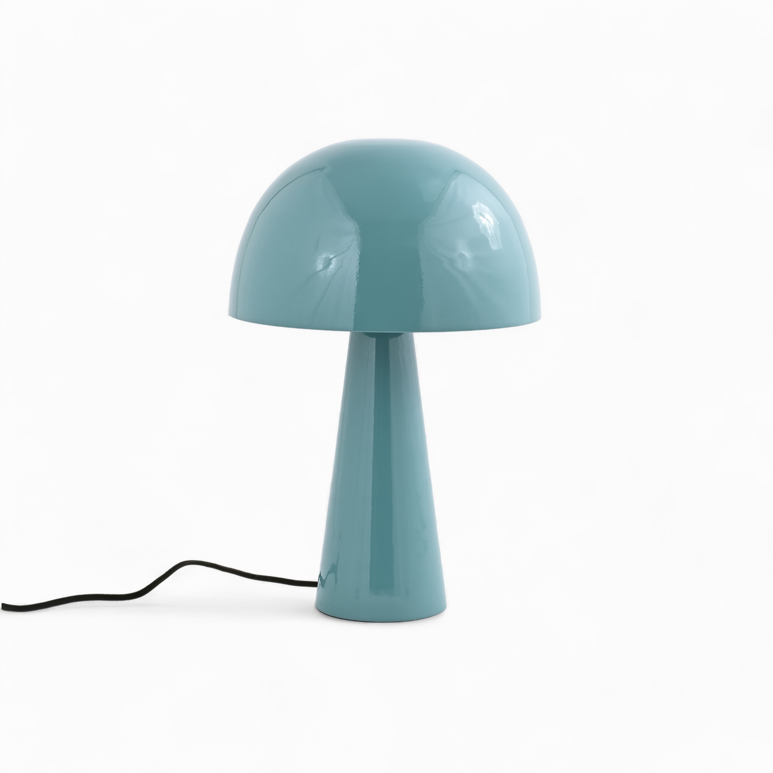 Livia - Lámpara de mesa de metal azul claro