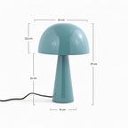 Livia - Lámpara de mesa de metal azul claro