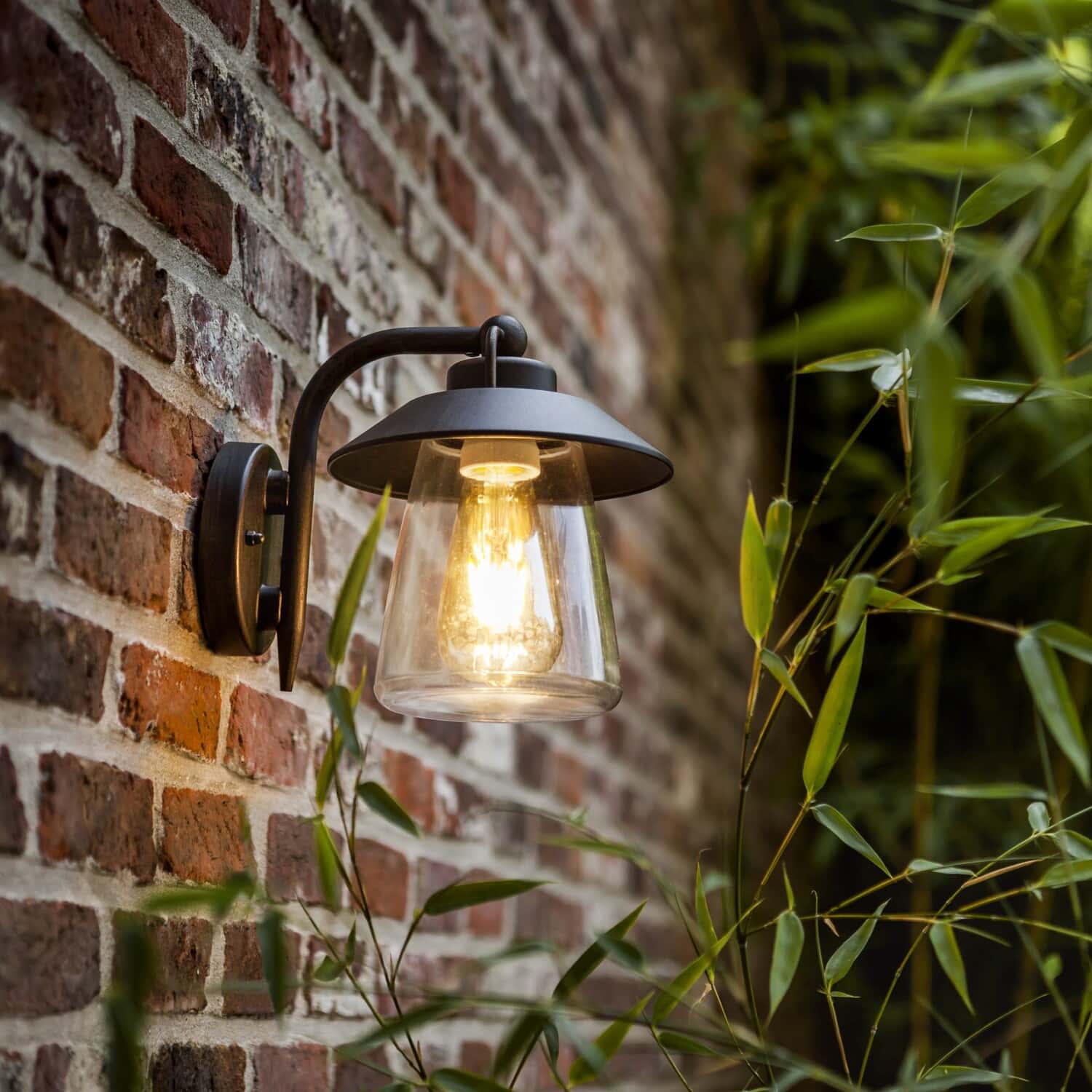 Cate - Mains Wall Light - Aluminium - Matt Rust