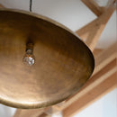 Suspension Pacha en métal doré D74 cm