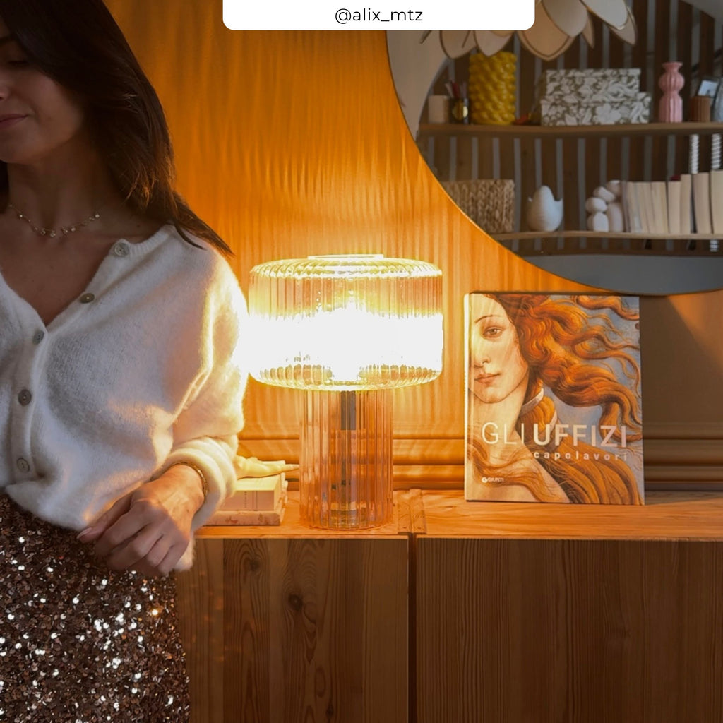 Verra - Fluted Glass Table Lamp