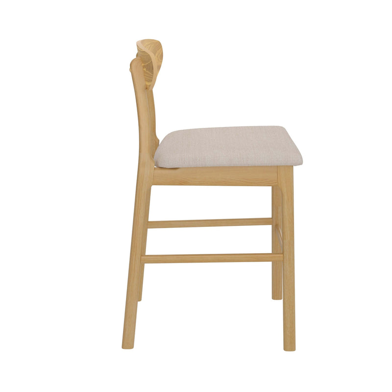 Set of 2 Lana Bar Stools - Beige