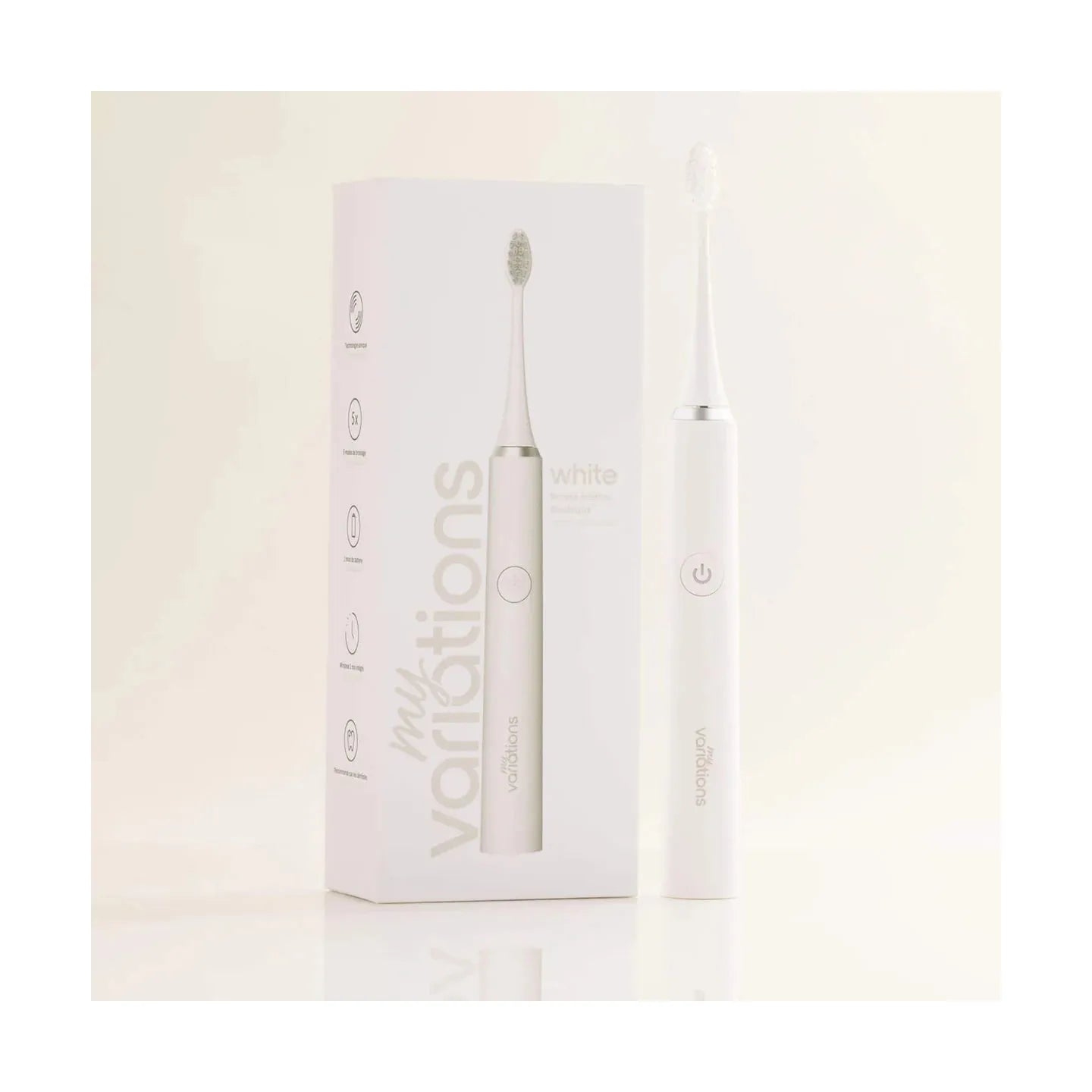 White Brush + Case + Support