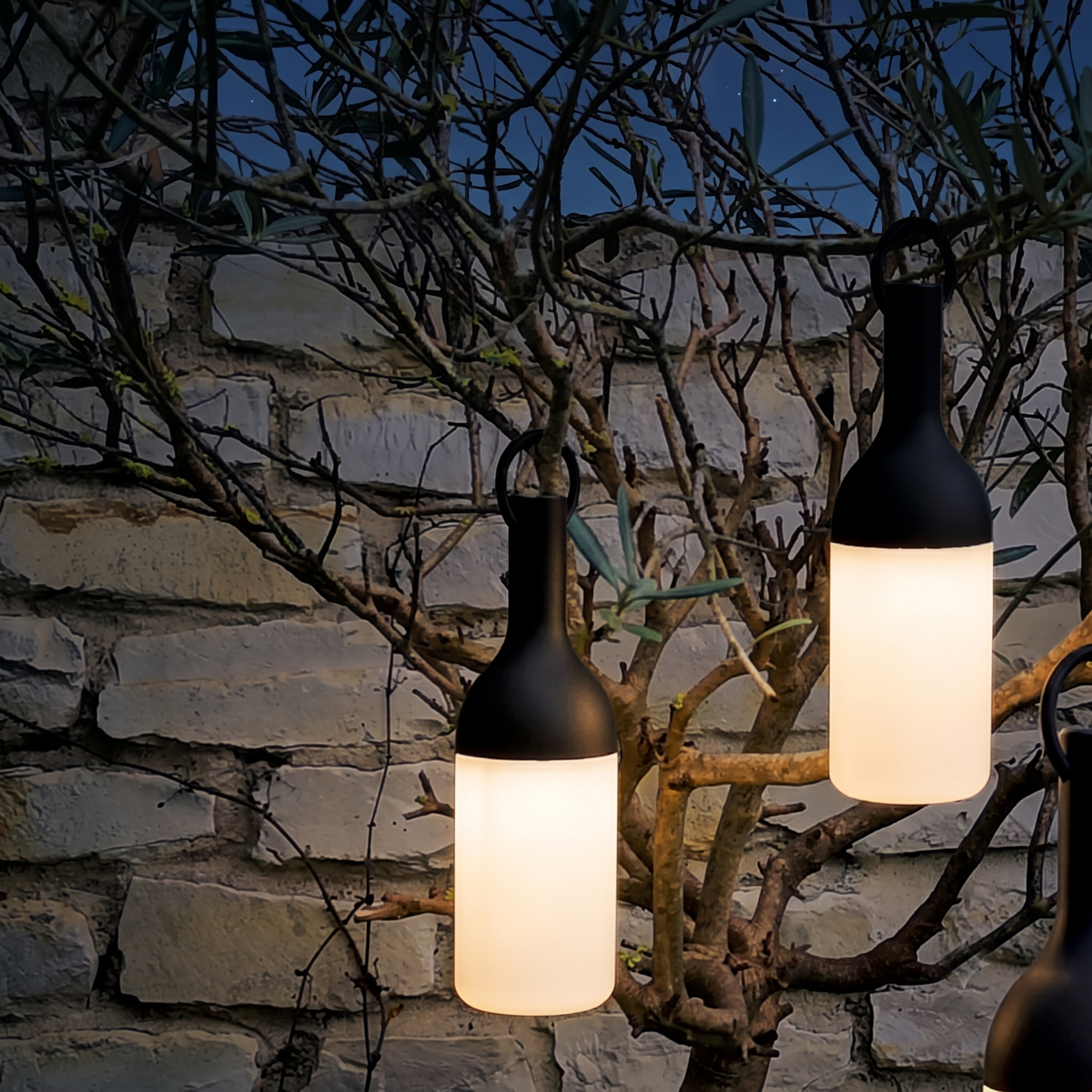 Elo Mini Noire - Cordless Lantern - Polypropylene - Black