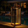 Ferian - Lanterne Solaire - Acier - Noir