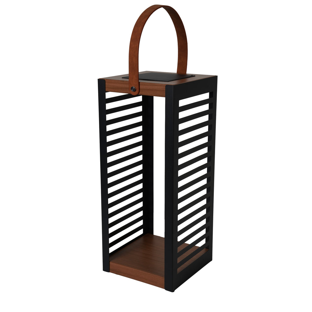 Ferian - Lanterne Solaire - Acier - Noir