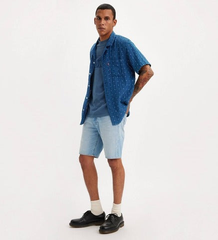 Levi´S ® 501 Orginal Regular Waist Denim Shorts Azul 28 Homem