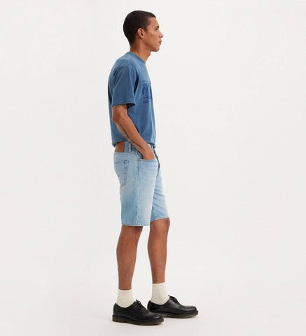 Levi´S ® 501 Orginal Regular Waist Denim Shorts Azul 28 Homem