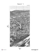 Fresque La Seine - Anthracite