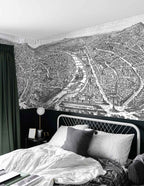Fresque La Seine - Anthracite