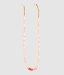 Lauren Rubinski - Chaîne De Lunettes Perles Love Beads Love Orange - Femme