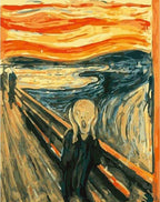 Pintura por números - El grito
