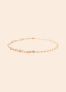 Le Double Bracelet De Cheville X Nénés Paris Chaîne, Nacres Et Coquillages