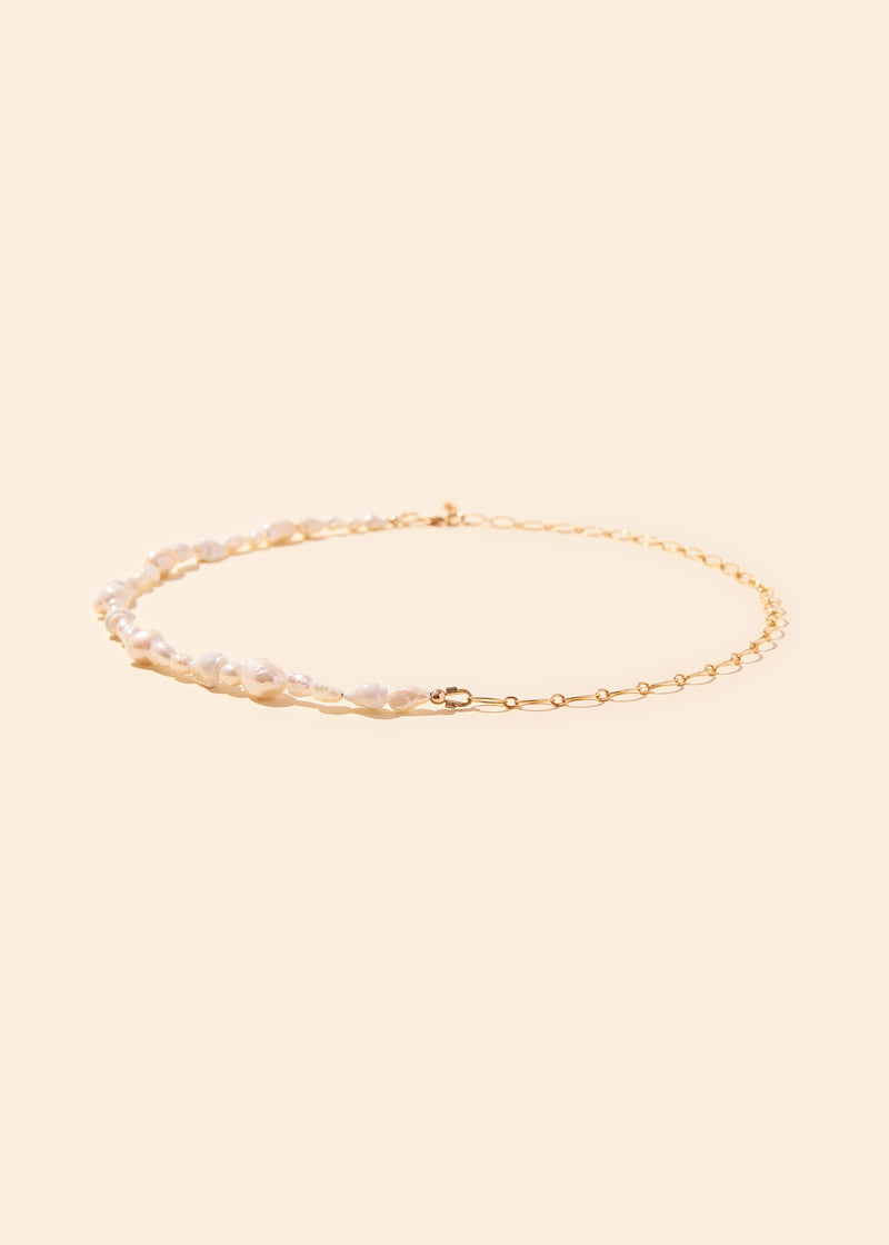 Le Double Bracelet De Cheville X Nénés Paris Chaîne, Nacres Et Coquillages