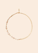 Le Double Bracelet De Cheville X Nénés Paris Chaîne, Nacres Et Coquillages