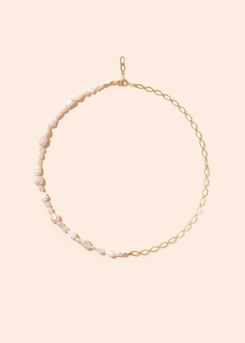 Le Double Bracelet De Cheville X Nénés Paris Chaîne, Nacres Et Coquillages