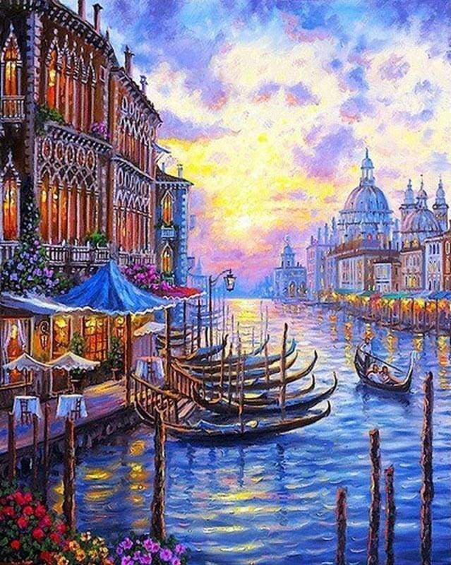 Peinture Par Numéros - Le Grand Canal De Venise