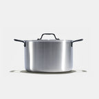 Le Grand Faitout En Inox Et Son Pasta Pot, Poignées Noires
