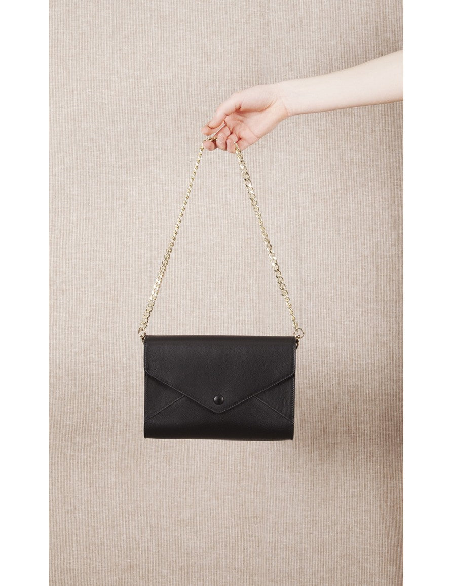 Borsa A Mano Harpe Nero - Écru