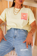 LE SOLEIL Orange/Jaune - T-Shirt Imprimé