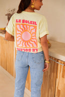 LE SOLEIL Orange/Jaune - T-Shirt Imprimé