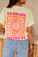LE SOLEIL Orange/Jaune - T-Shirt Imprimé