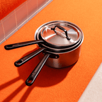 Le Trio De Casseroles Parfaites En Inox Avec Manches Noirs