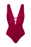 anja maillot de bain maxi décolleté lie de vin anja paris