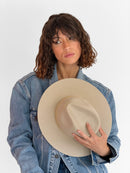 Sombrero de Fieltro Lea - Marfil