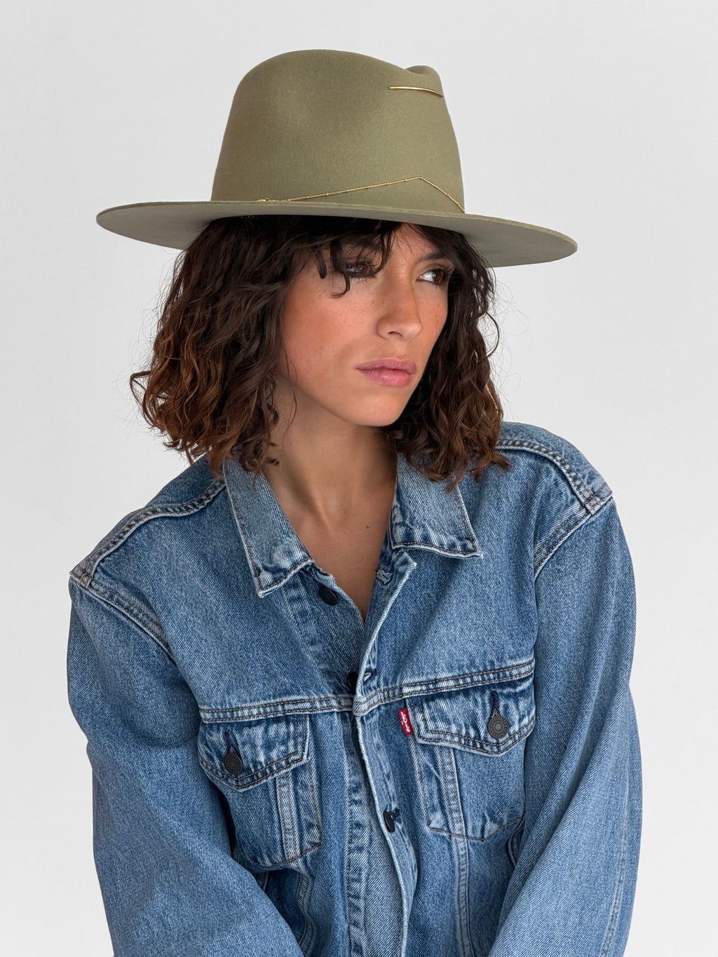 Chapeau Feutre Lea - Sage