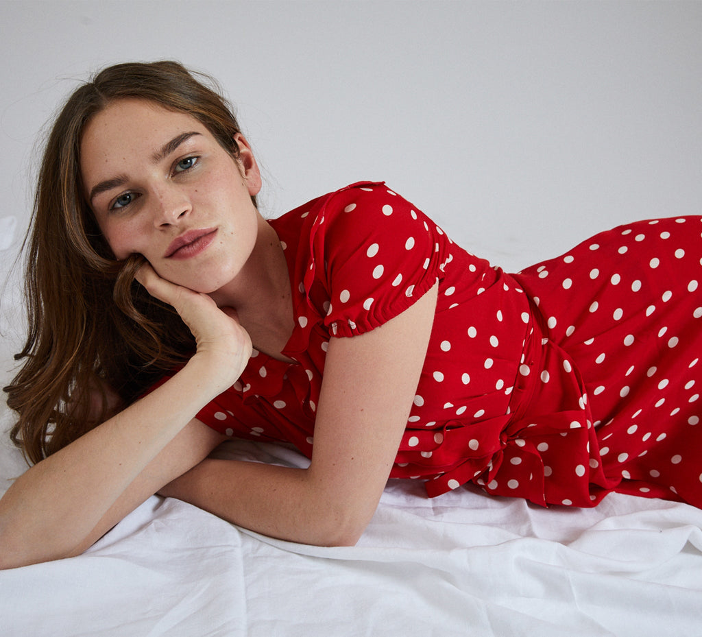 Vestido Lea de lunares
