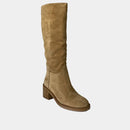 Bottes Ann Tuil Lea-Nora - Velours Camel