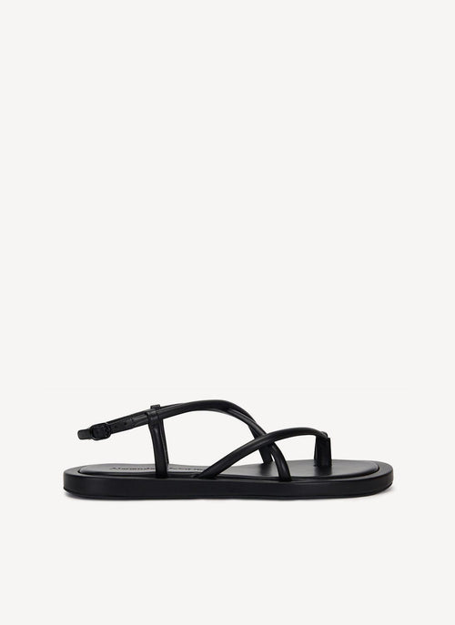 Alexander Mcqueen - Sandales À Lanières - Black - Femme