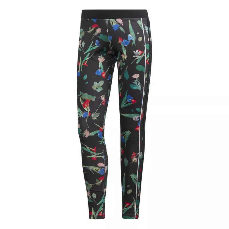 Legging Adidas Originals Tight Floral Allover Print - Noir, Vert, Rouge.