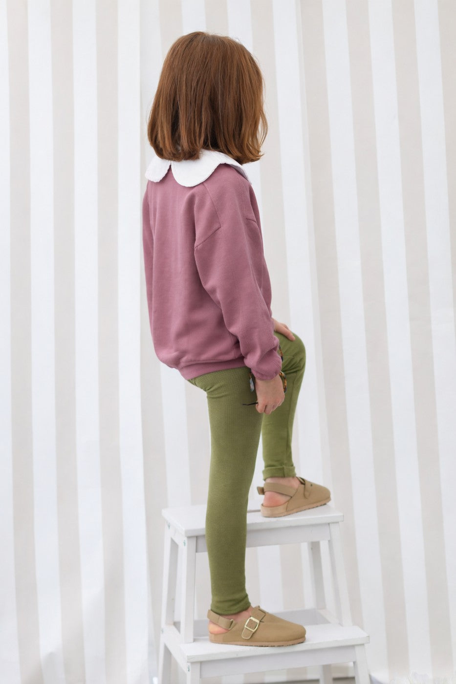 Legging Lili Olive - Enfant Fille