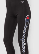 Champion - Legging Logo Oversize - Noir - Femme